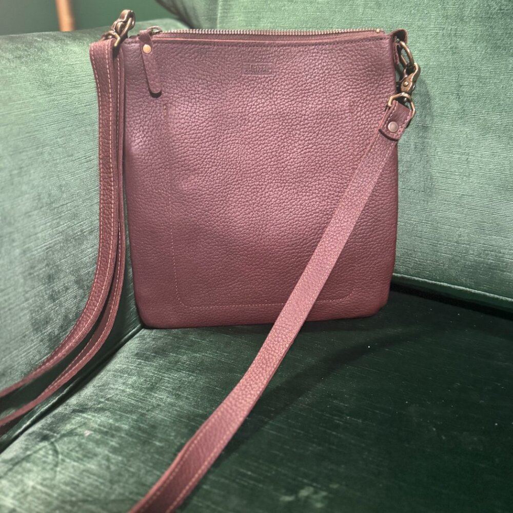 Brown Leather SLATE Crossbody